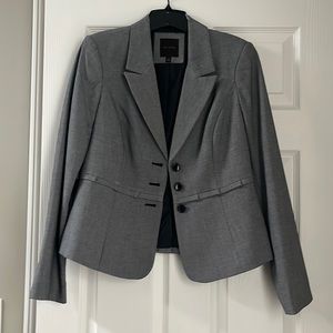 The Limited black printed 3 button blazer size medium